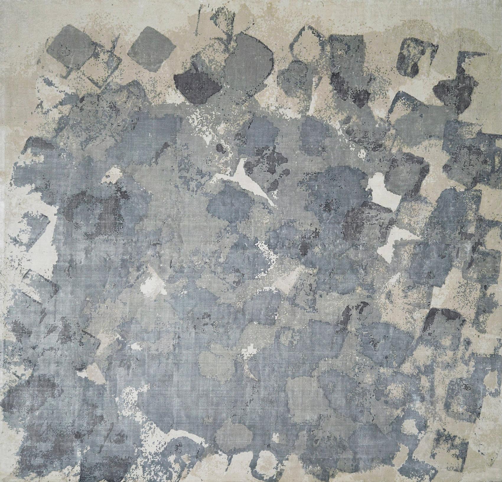 سجادة «باتشوورك أسترال» رمادي | المقاس: 250 × 250 cm