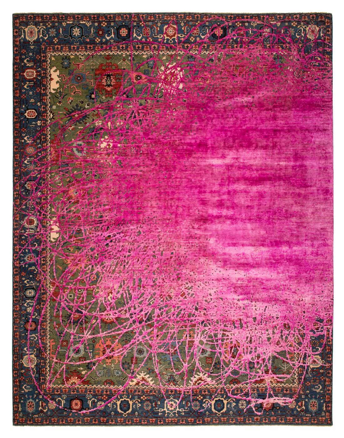 Bidjar Kingscross Buzz Silk Rug | Size: 250 × 300 cm