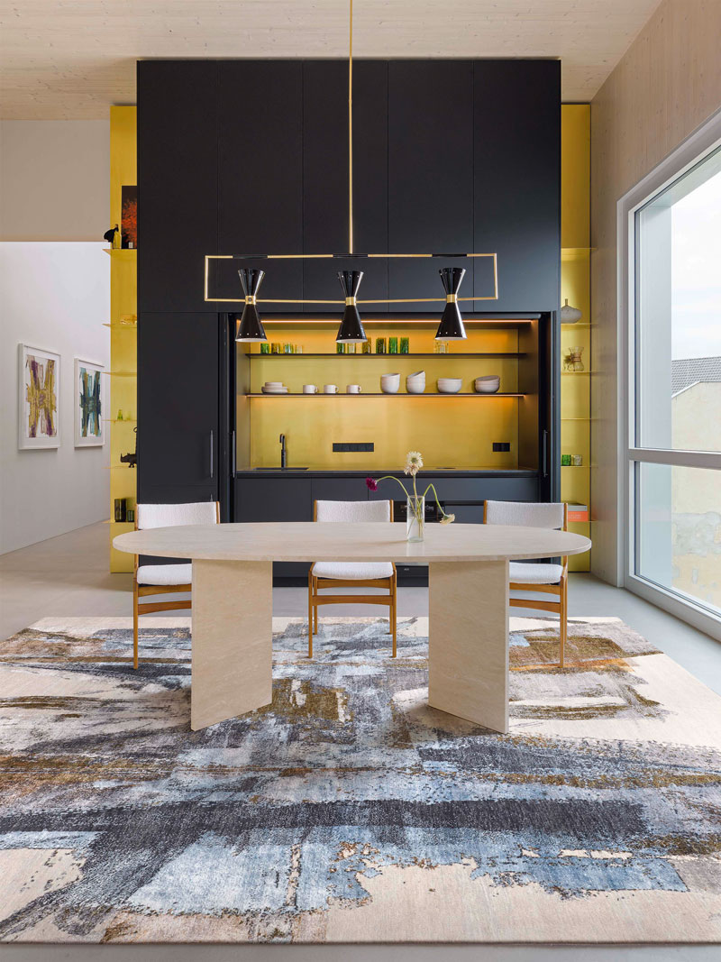 Blue Rust Rug