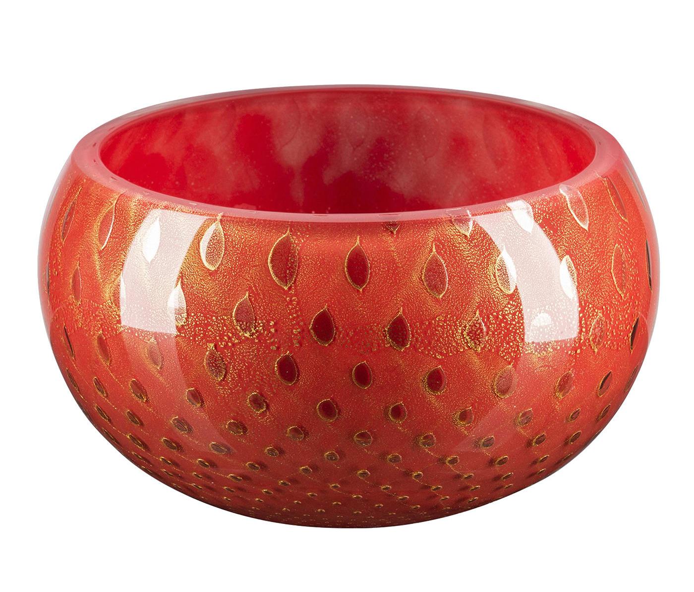 Mocenigo Red Gold Italian Bowl