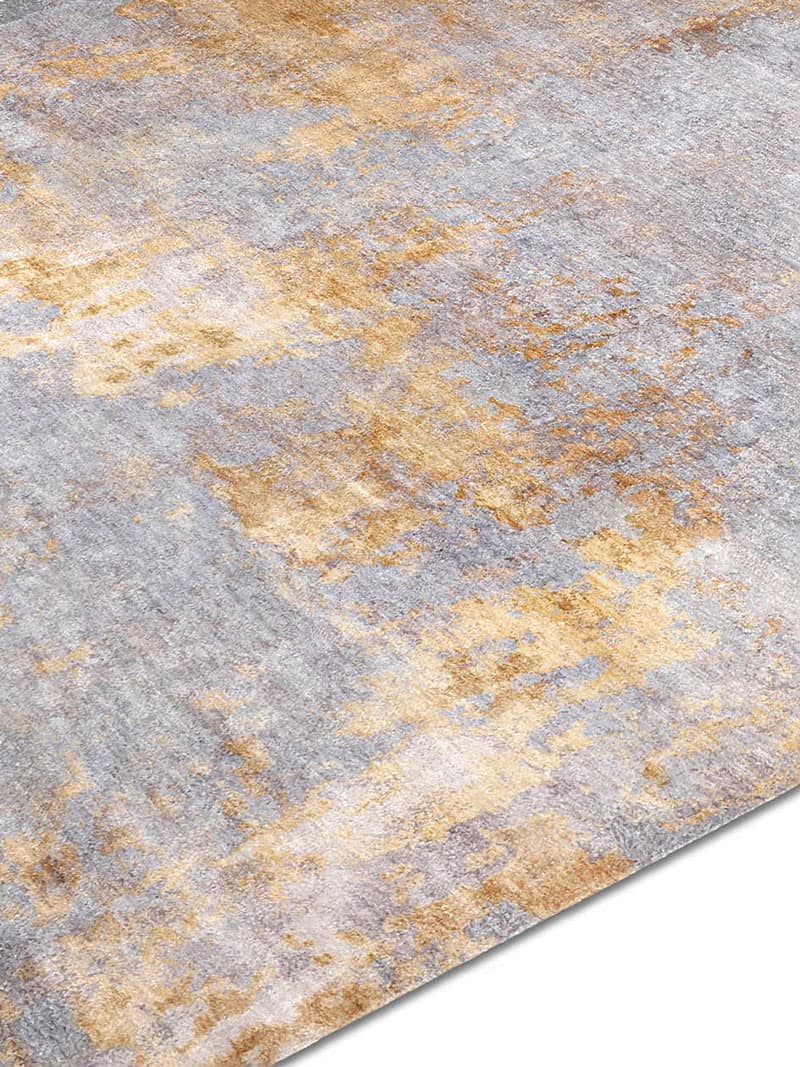 Stereo Grey Gold Rug