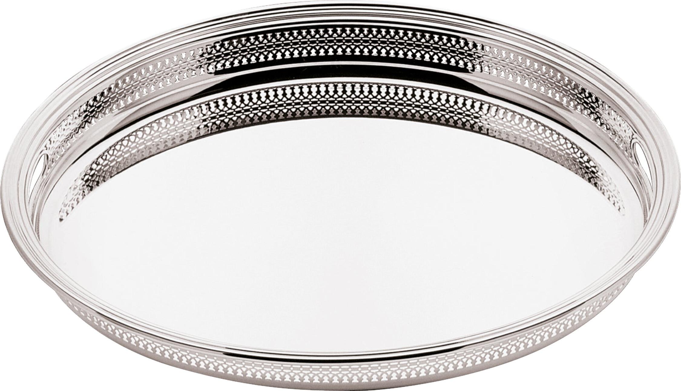Silver-Plated Oval Tray