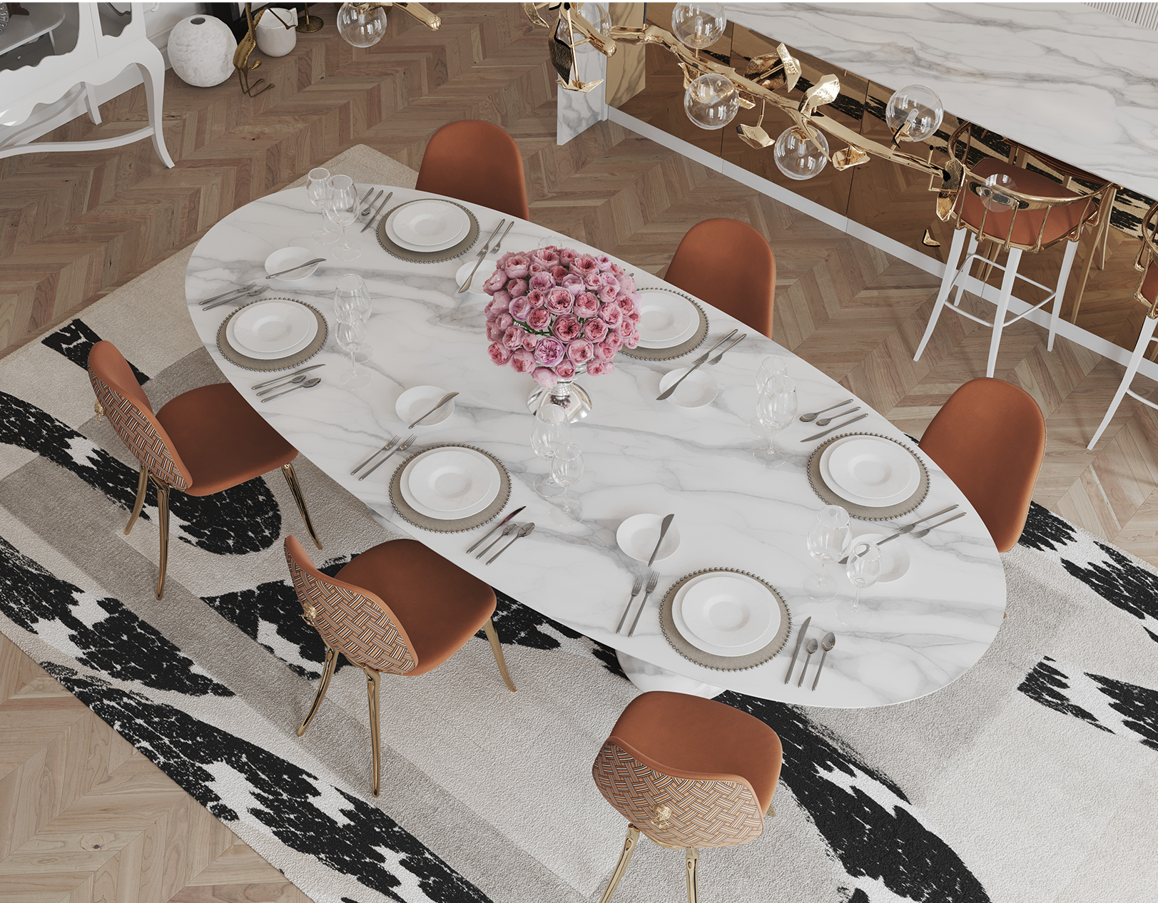 Obsidian Dining Table