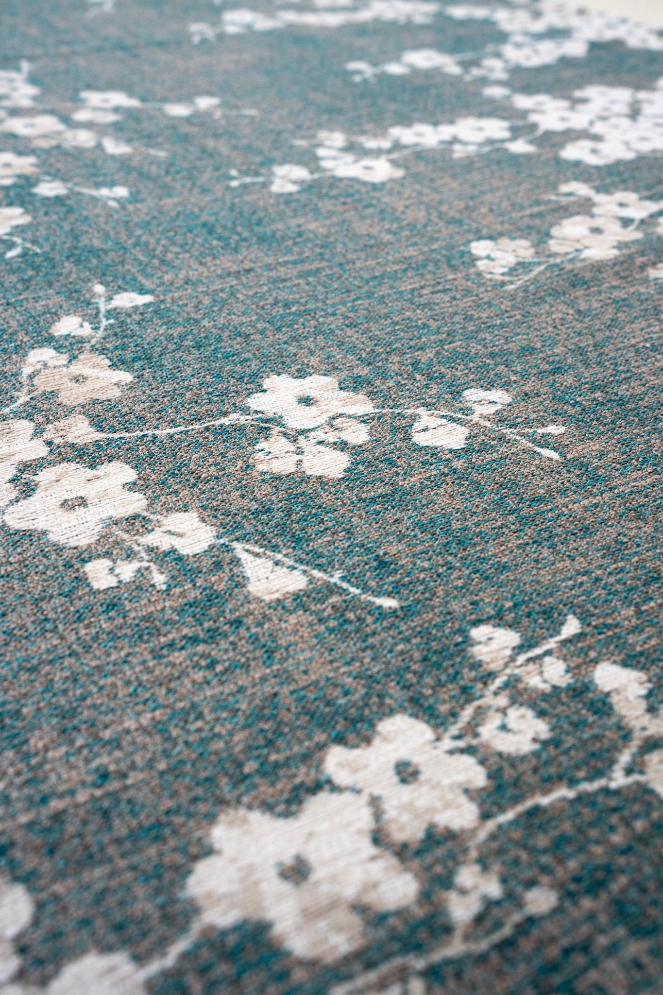 Lake Blue Round Rug | Size: Ø 240 cm