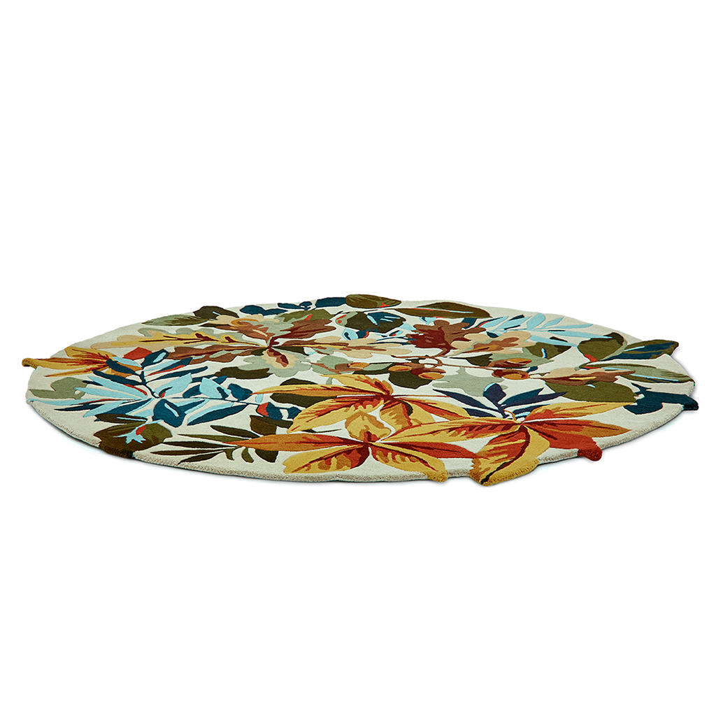 Robin's Wood Russet Round Rug