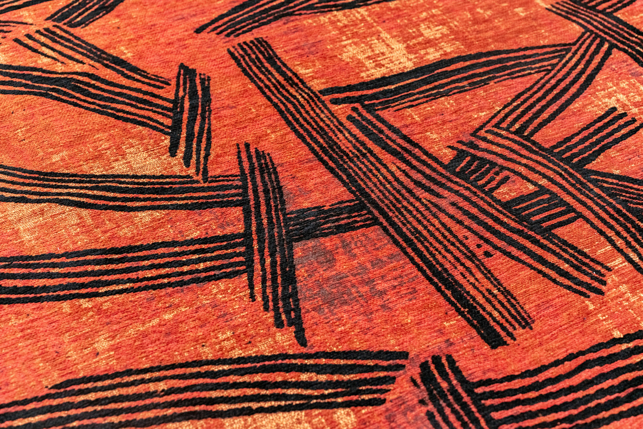 سجادة كانجي زنجبيل شوكولاتة الفاخرة البلجيكية | المقاس: 80 × 150 cm