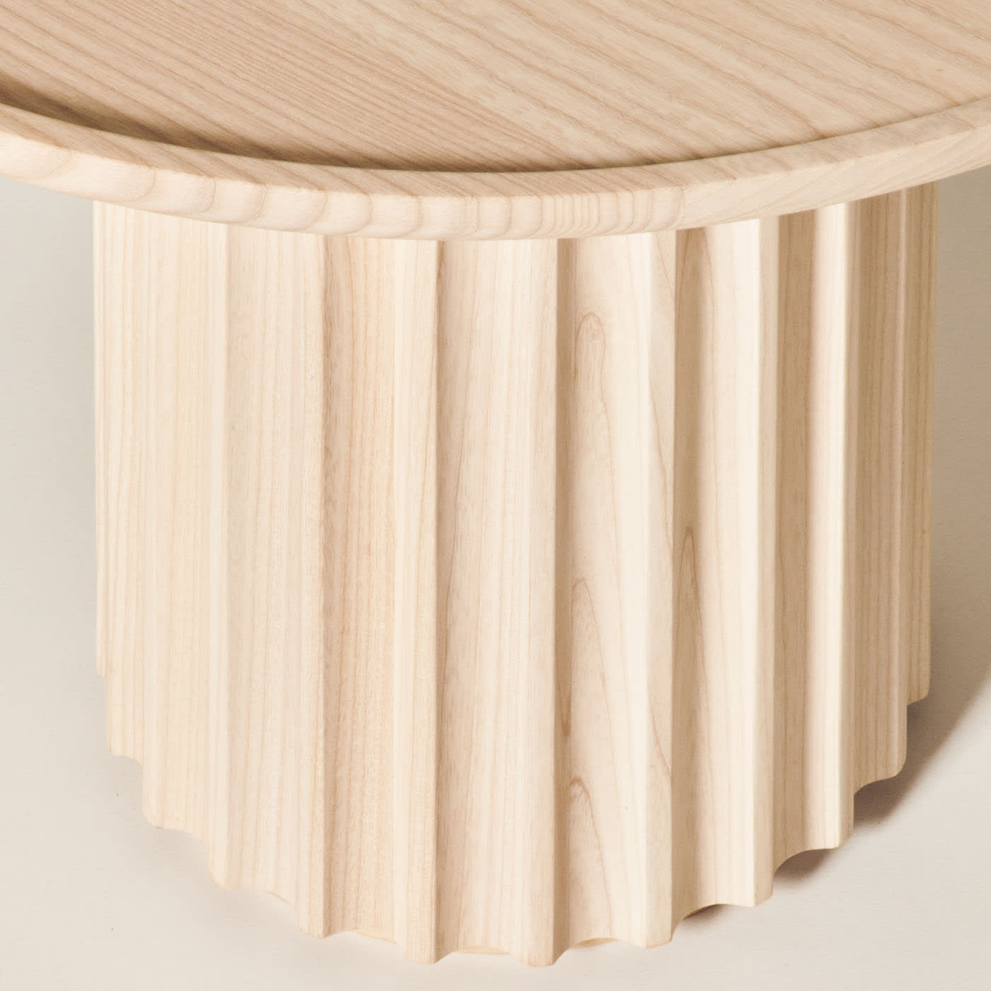 Capitello Natural Ash Coffee Table | Dimensions: Ø 55 cm