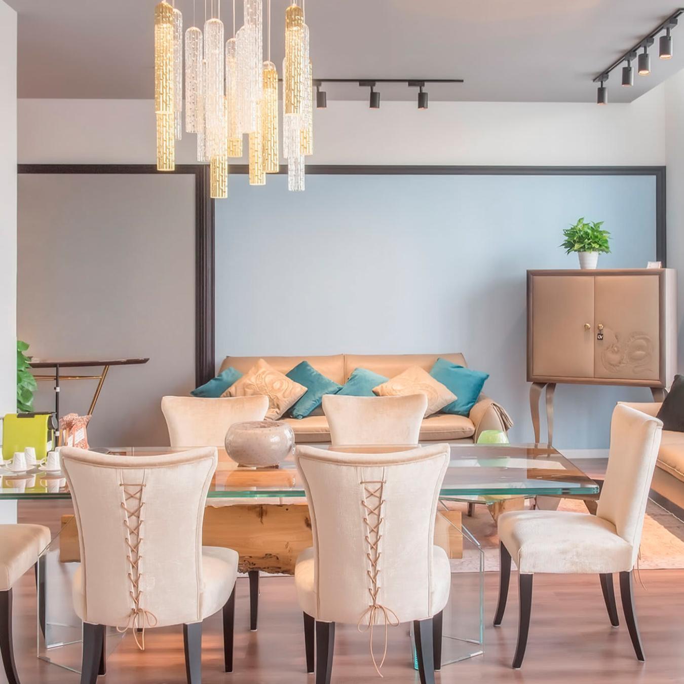 New Pipe Italian Chandelier