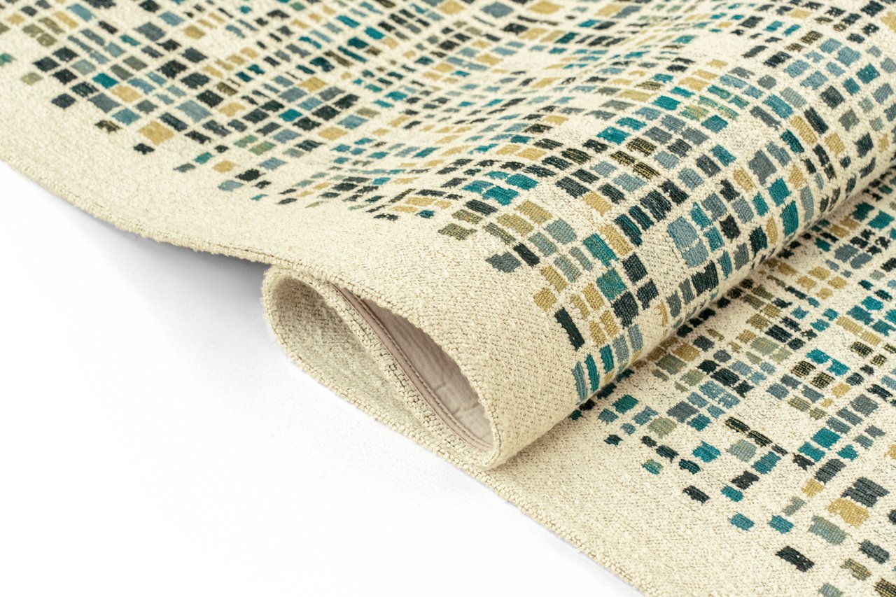 Cubik Midnight Belgian Designer Rug