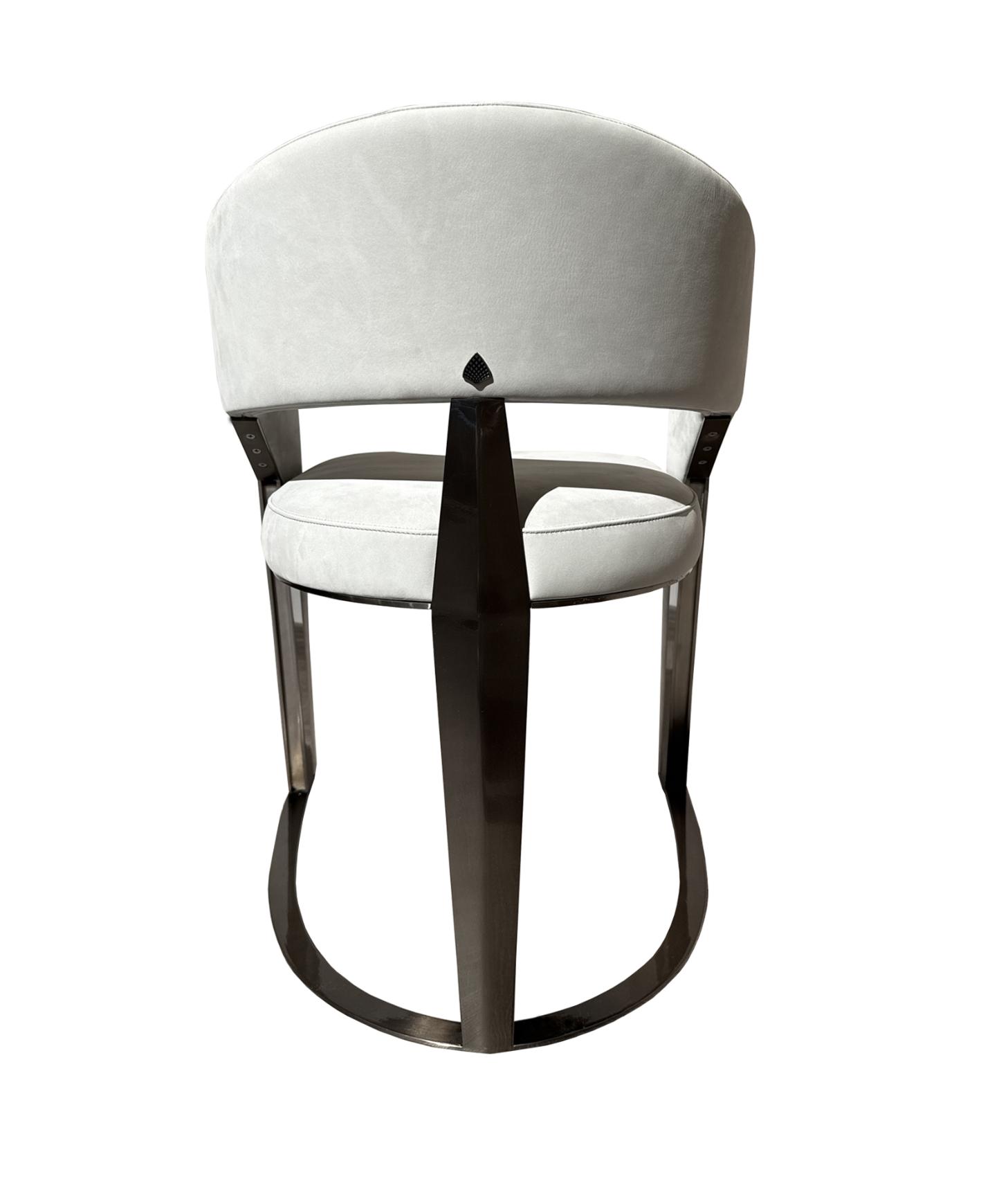 Wally Curved Dining Chair Italian Design