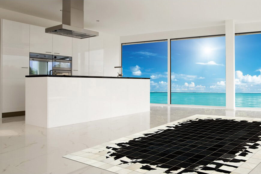Mosaic Cowhide Rug | Size: 100 × 160 cm