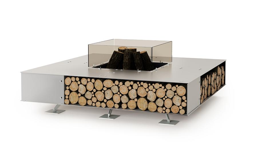 Modern Inox Fire Pit