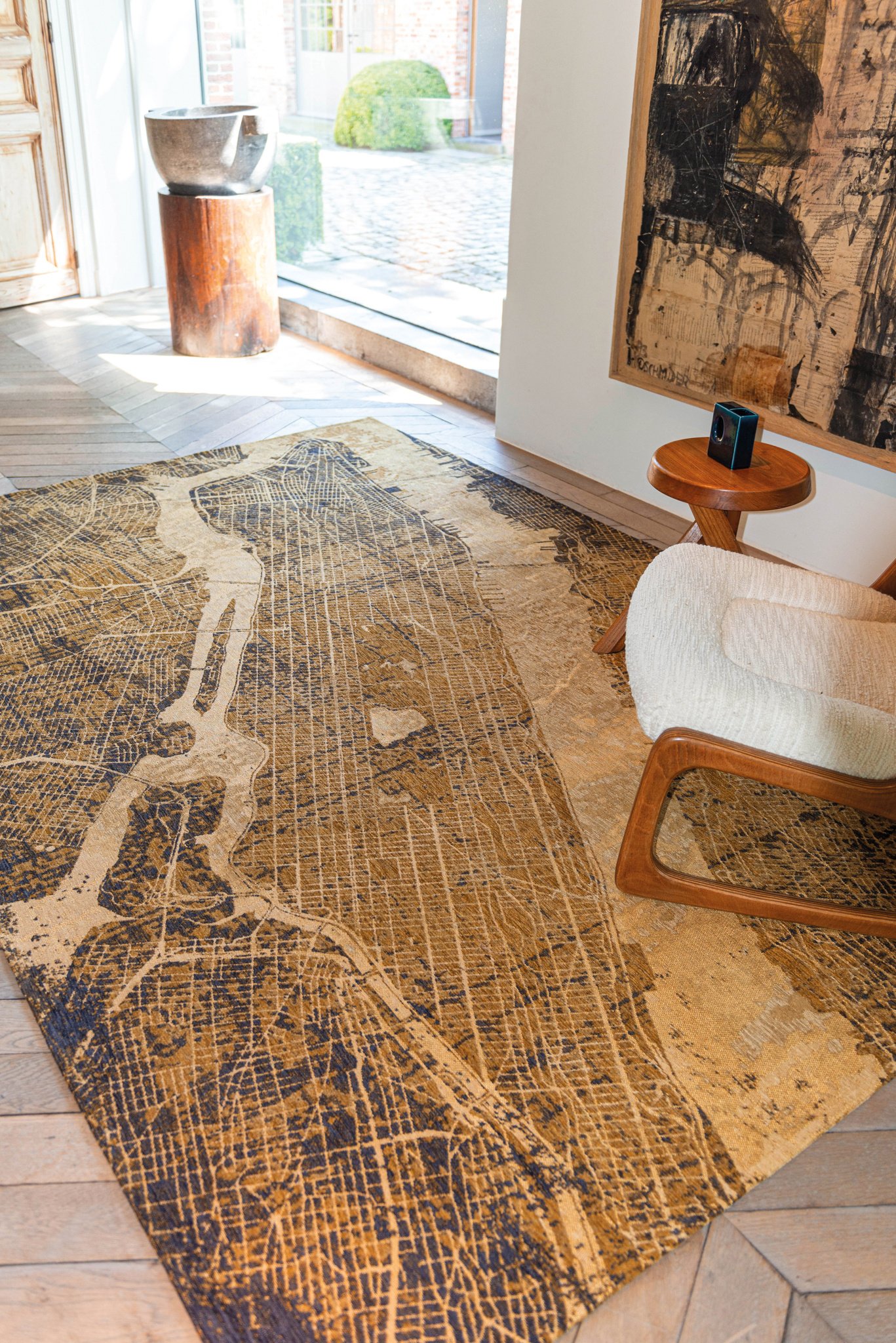Gatsby Gold Rug | Size: 200 × 280 cm