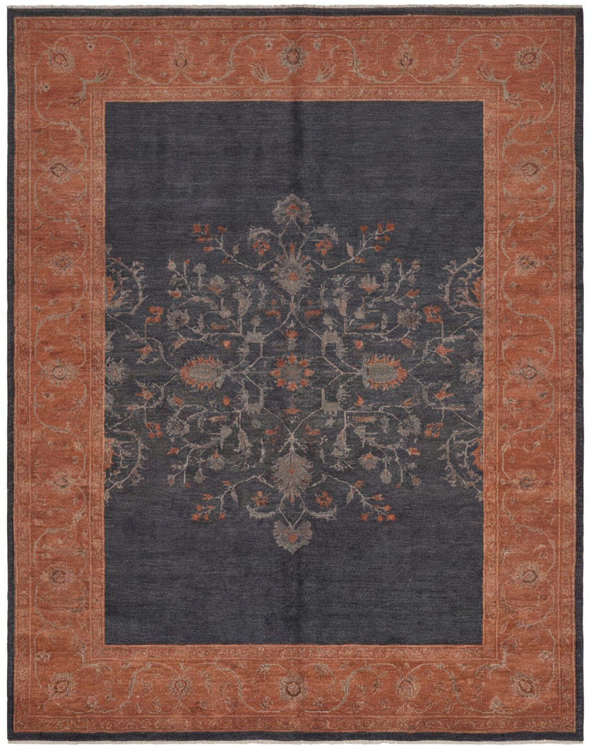 Obsidian Frame Handmade Rug