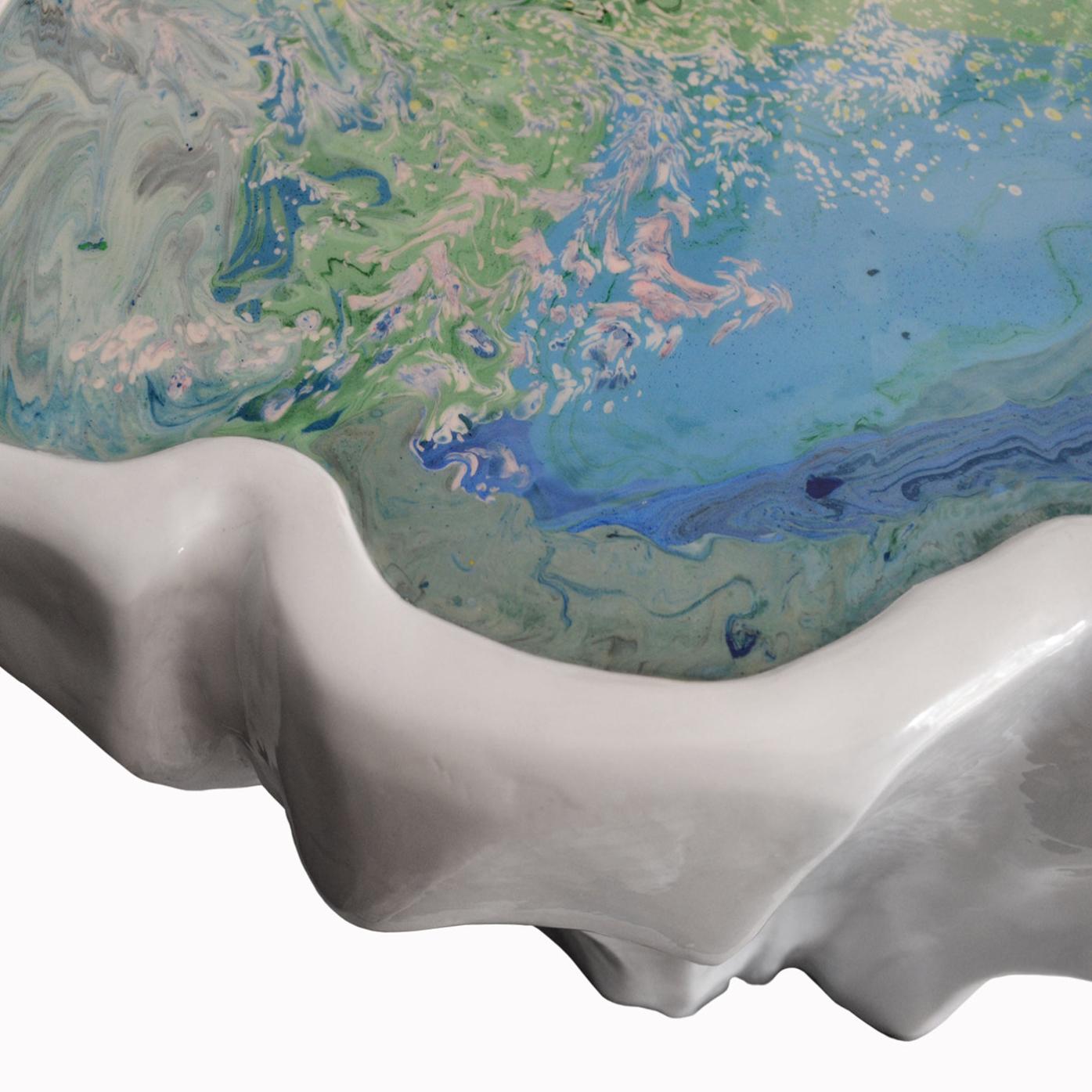 Iceberg Oval Crafted Coffee Table