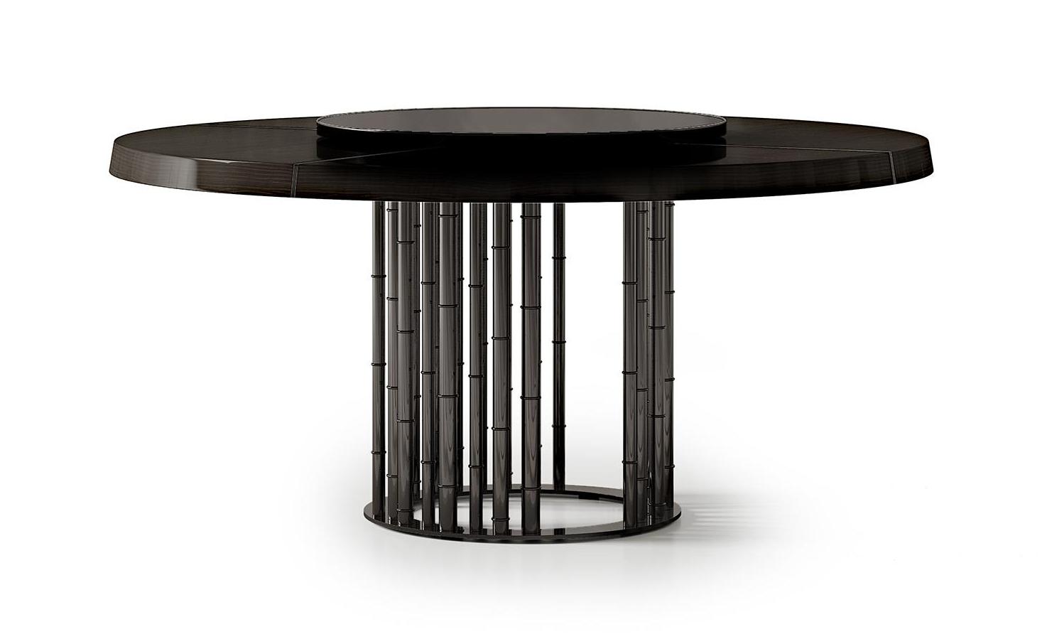 Glass Top Round Table | Dimensions: Ø 160 cm