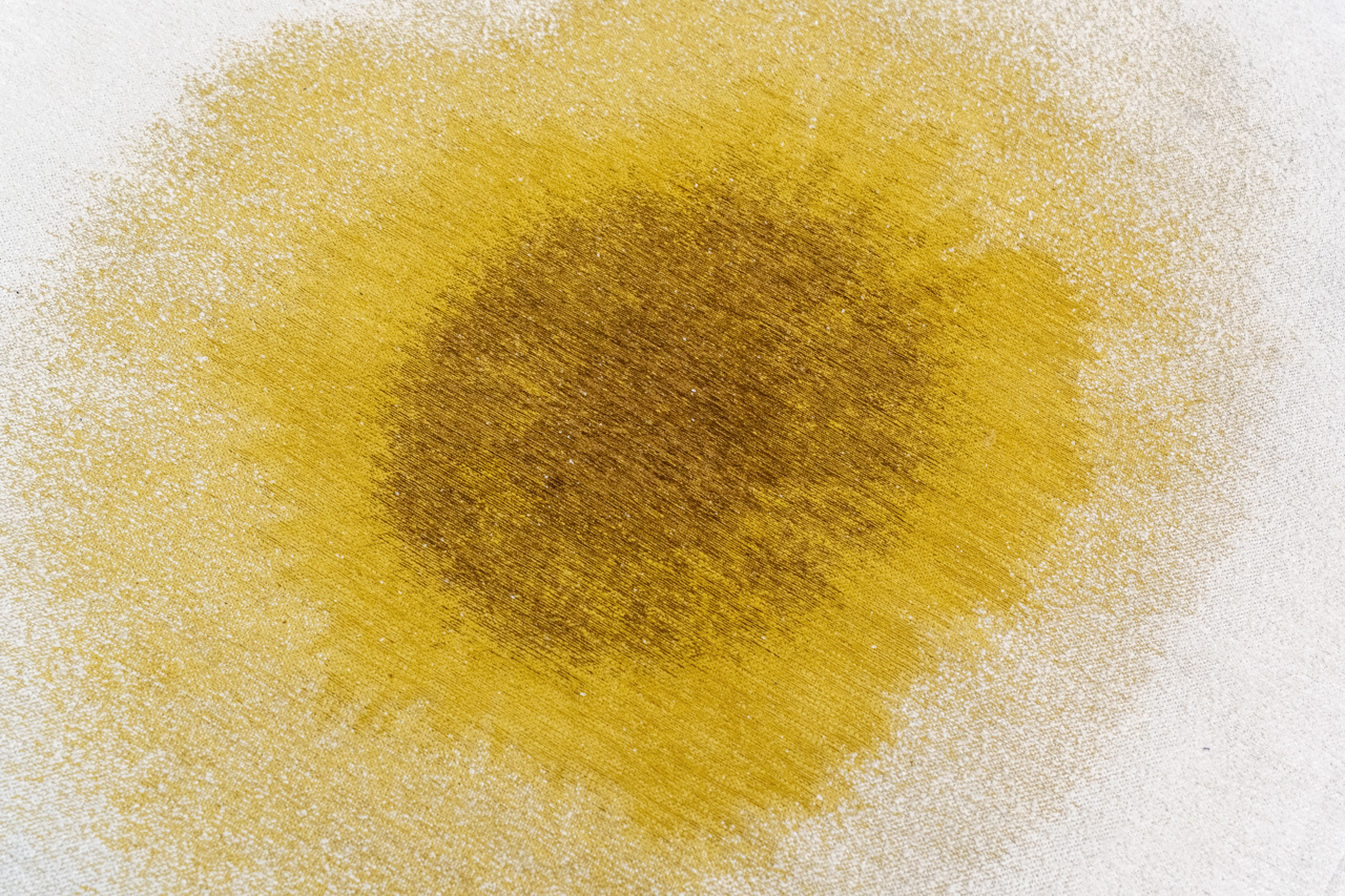 Drop Gold Moss Premium Belgian Rug