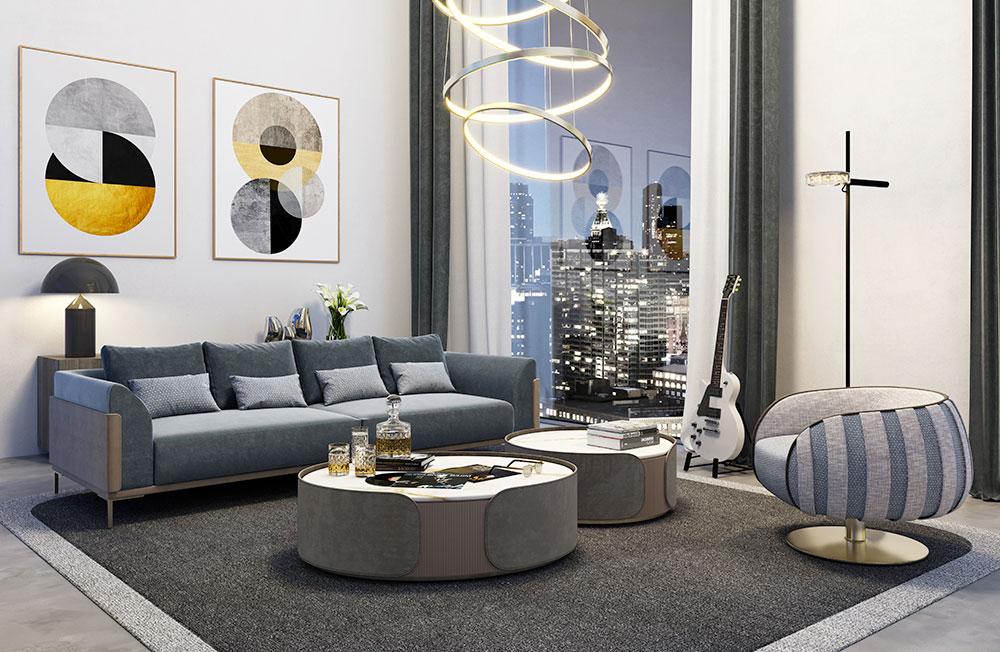 Vittoria Premium Sofa | Dimensions: W 280 cm