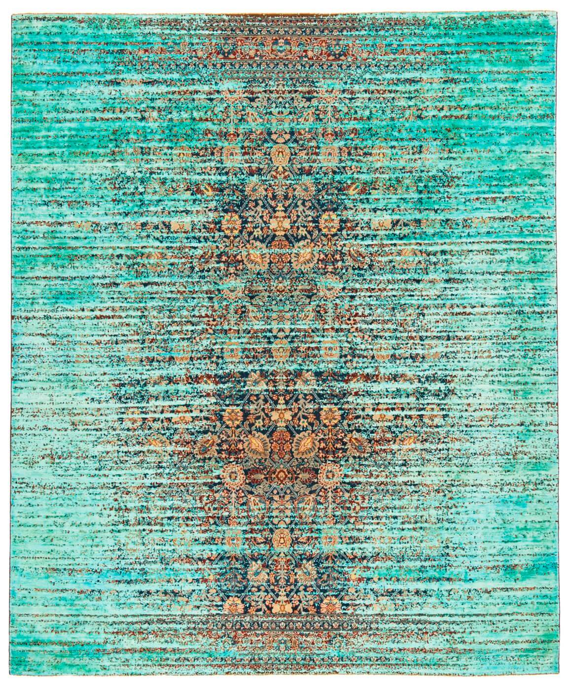 Tabriz Canal Stomped Silk Rug | Size: 250 × 300 cm