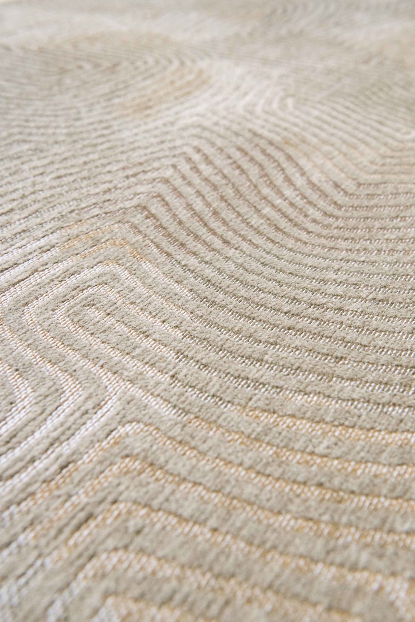 Shell Beige Round Rug | Size: Ø 140 cm