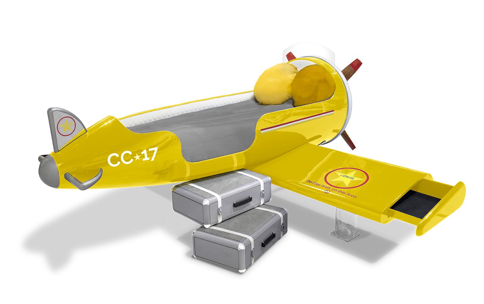 Cloud Glider Plane Bed