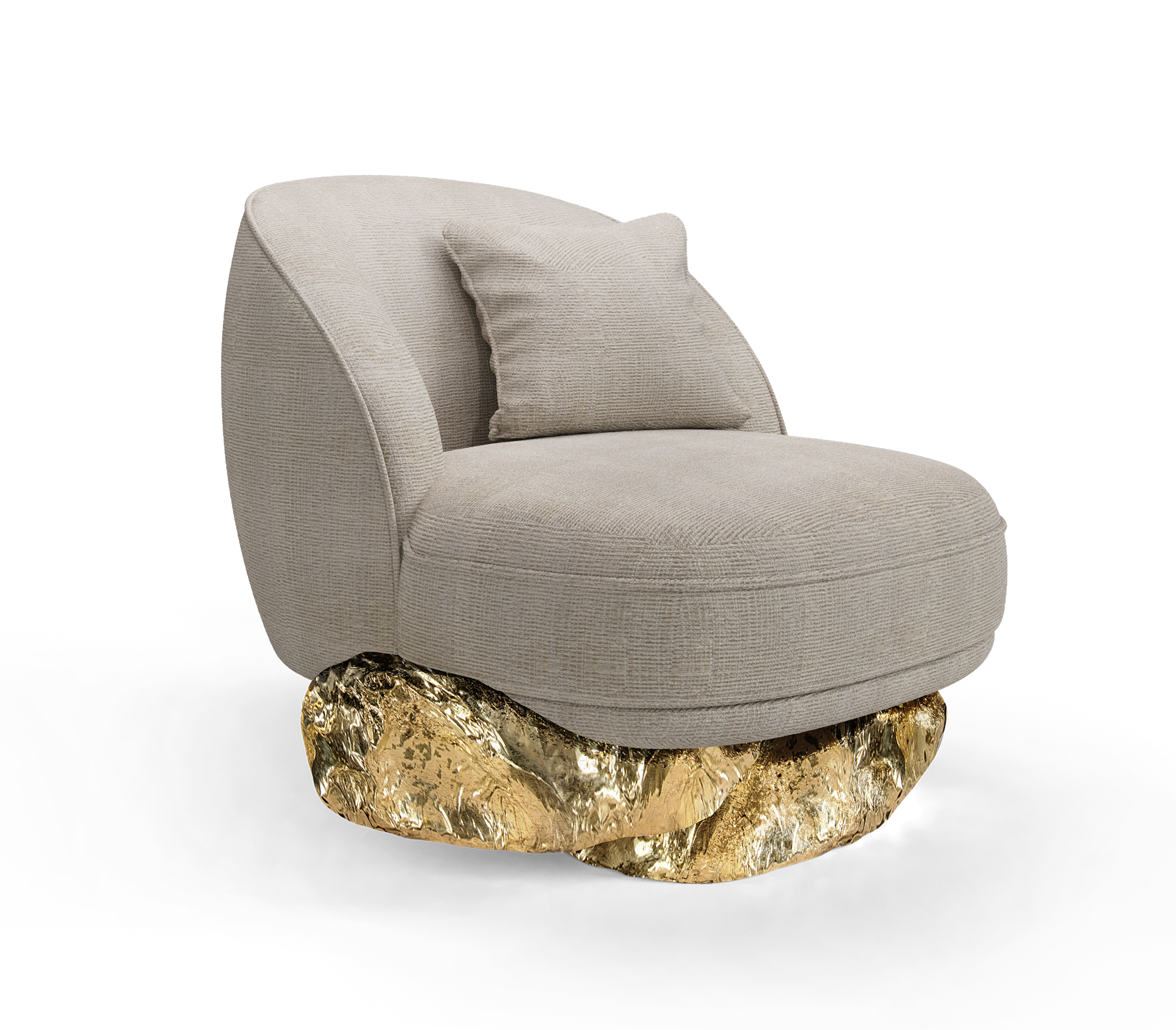 Angora Toffee Armchair