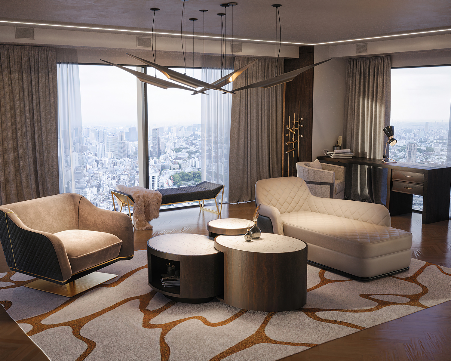 Deep-Tone Suspension Lamp - 18