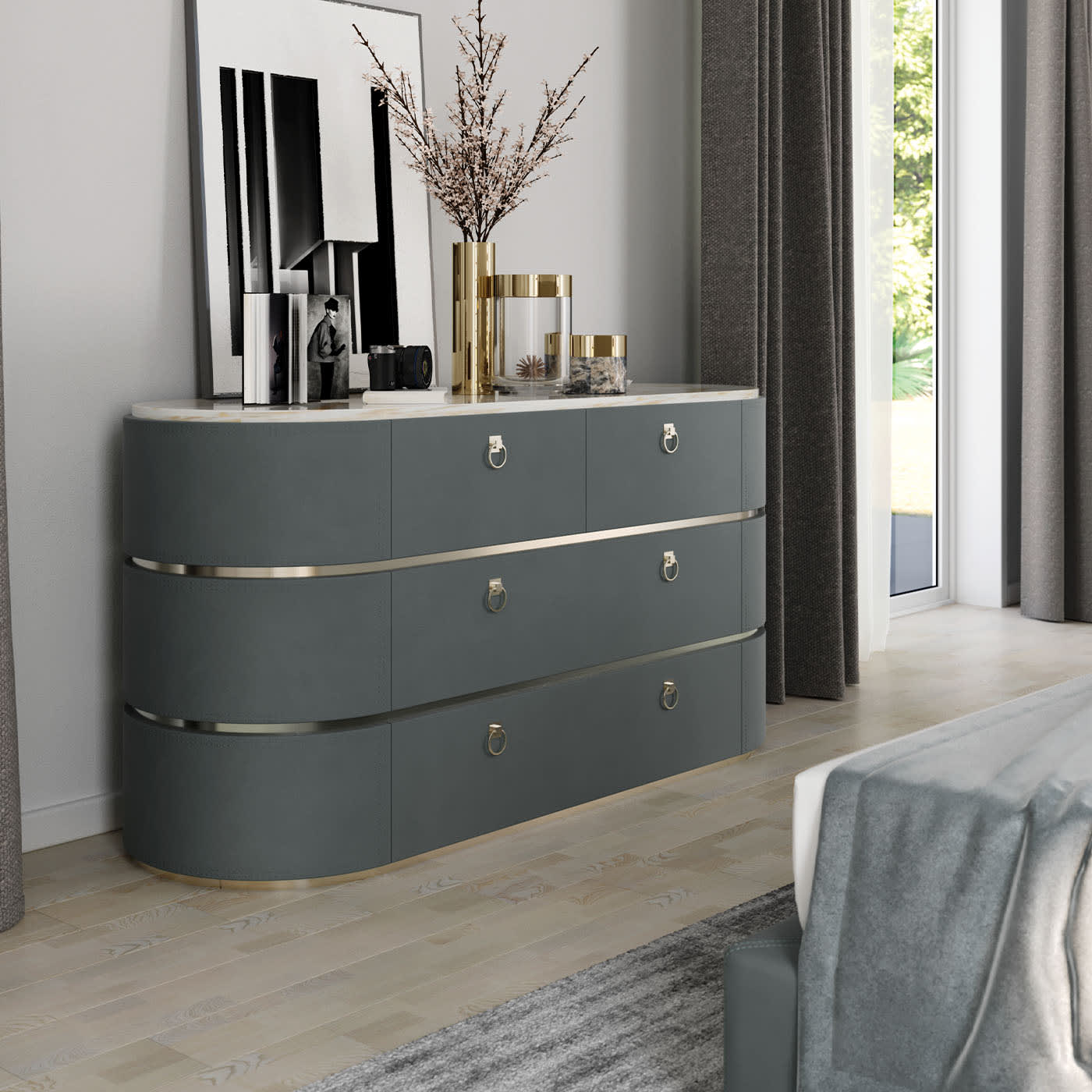 Romeo Dresser | Dimensions: W 130 × D 57 × H 80 cm