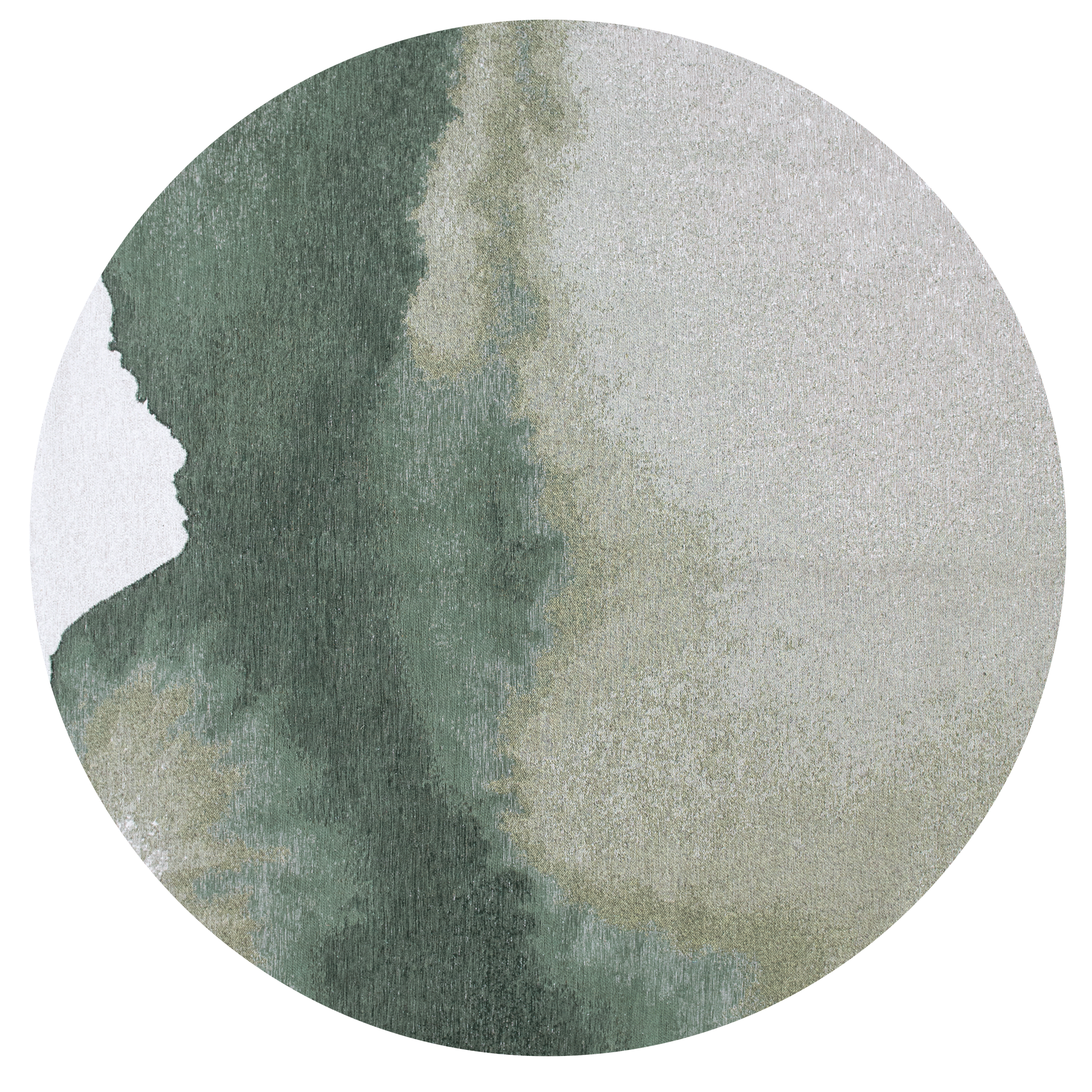 Palm Green Round Rug | Size: Ø 140 cm