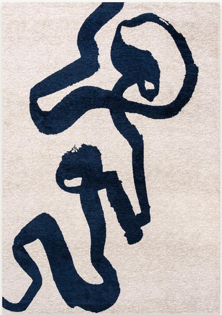 Sea Ink Rug | Size: 80 × 150 cm