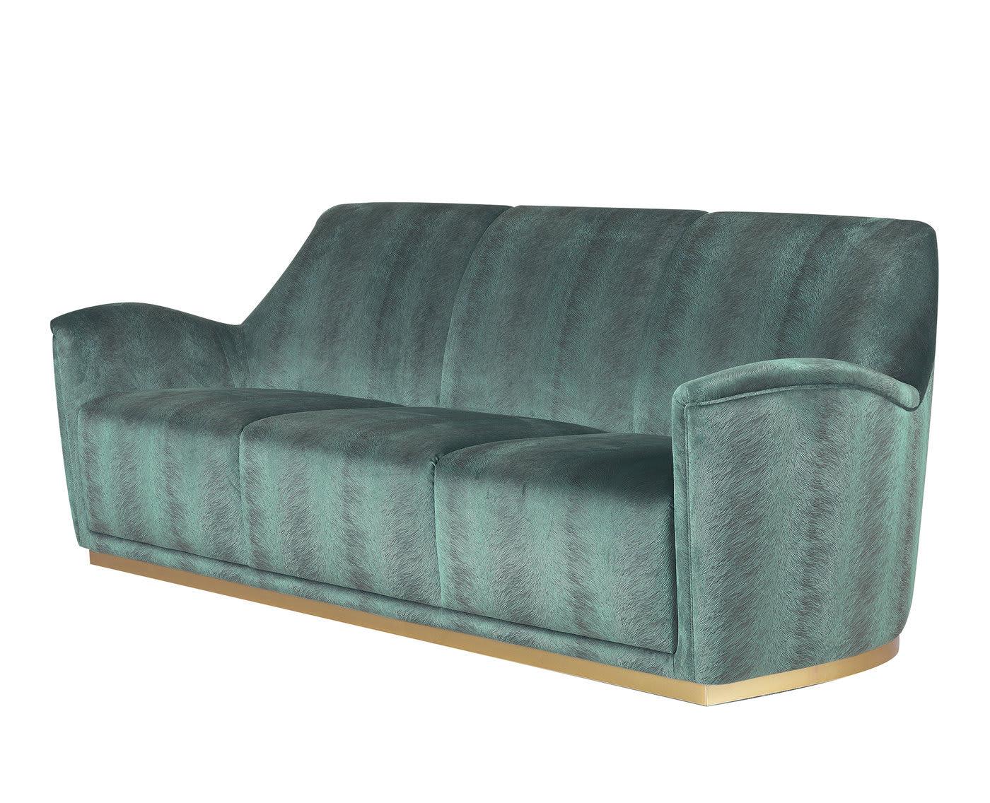 Jacob Teal Three Seater Sofa