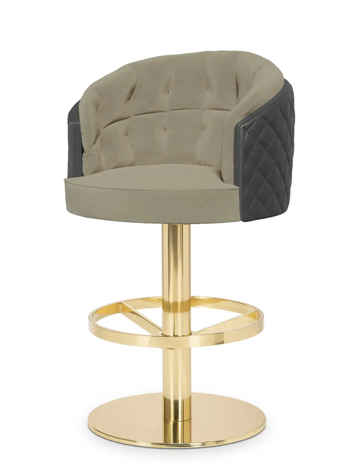 Luxe Swivel Bar Chair