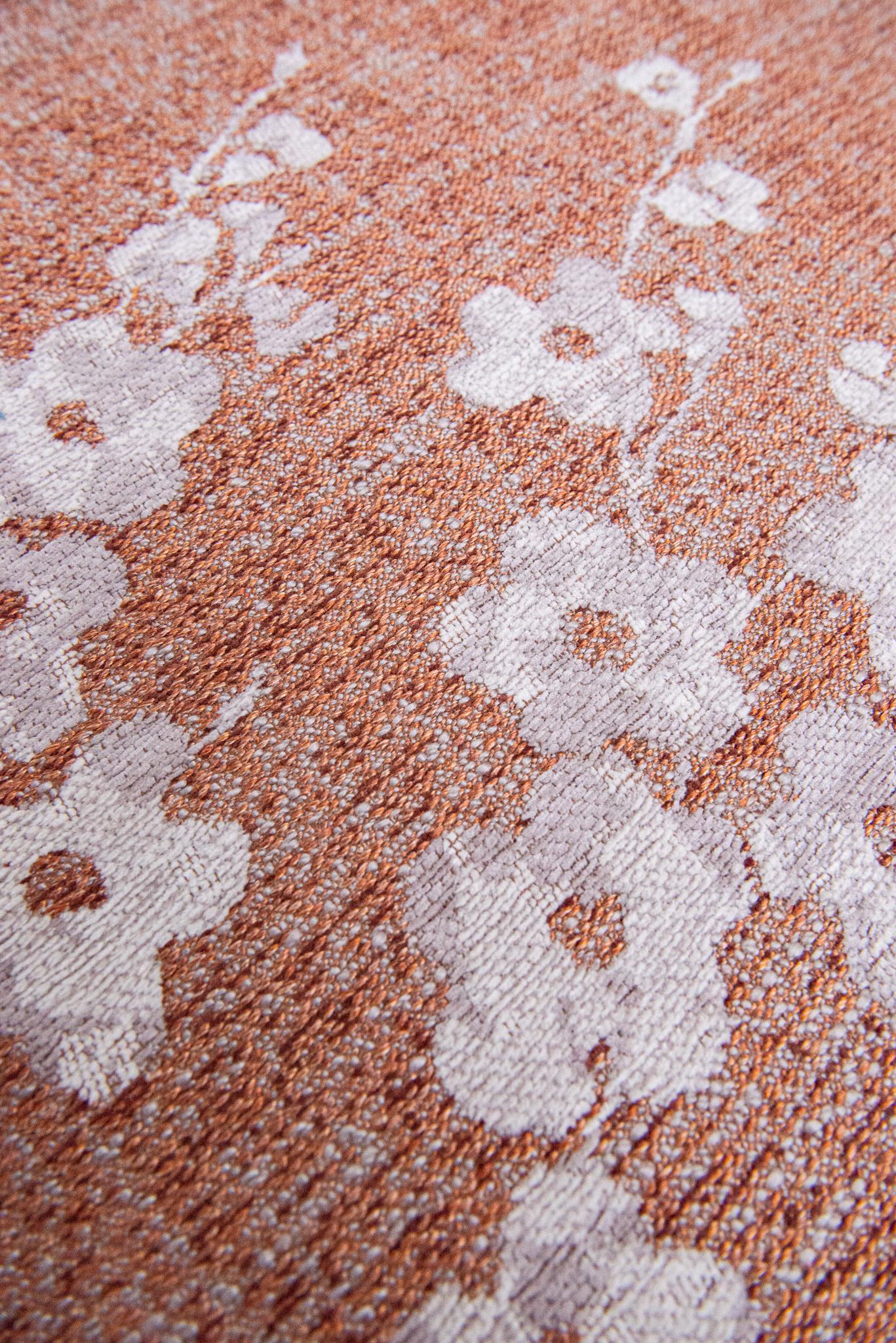 Copper Pink Round Rug | Size: Ø 140 cm