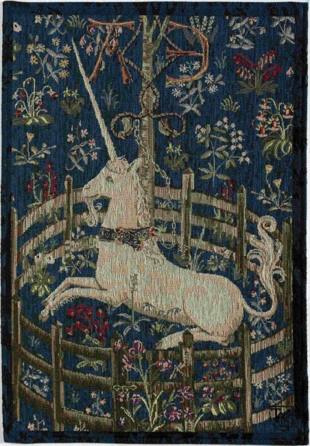 Captive Unicorn Tapestry