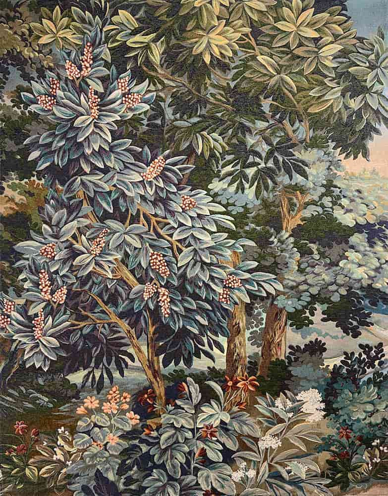 Flemish Green Tapestry