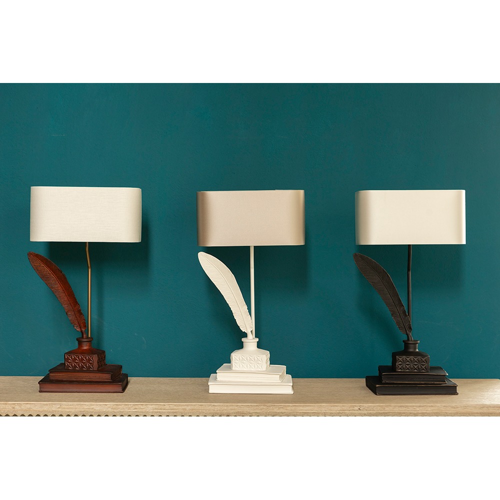 Tom Leather Finish Table Lamp