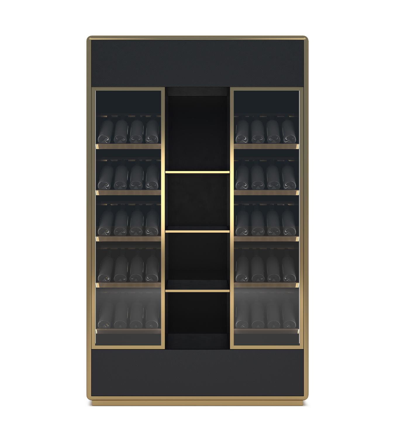 Mathieu Tall Italian Bar Cabinet