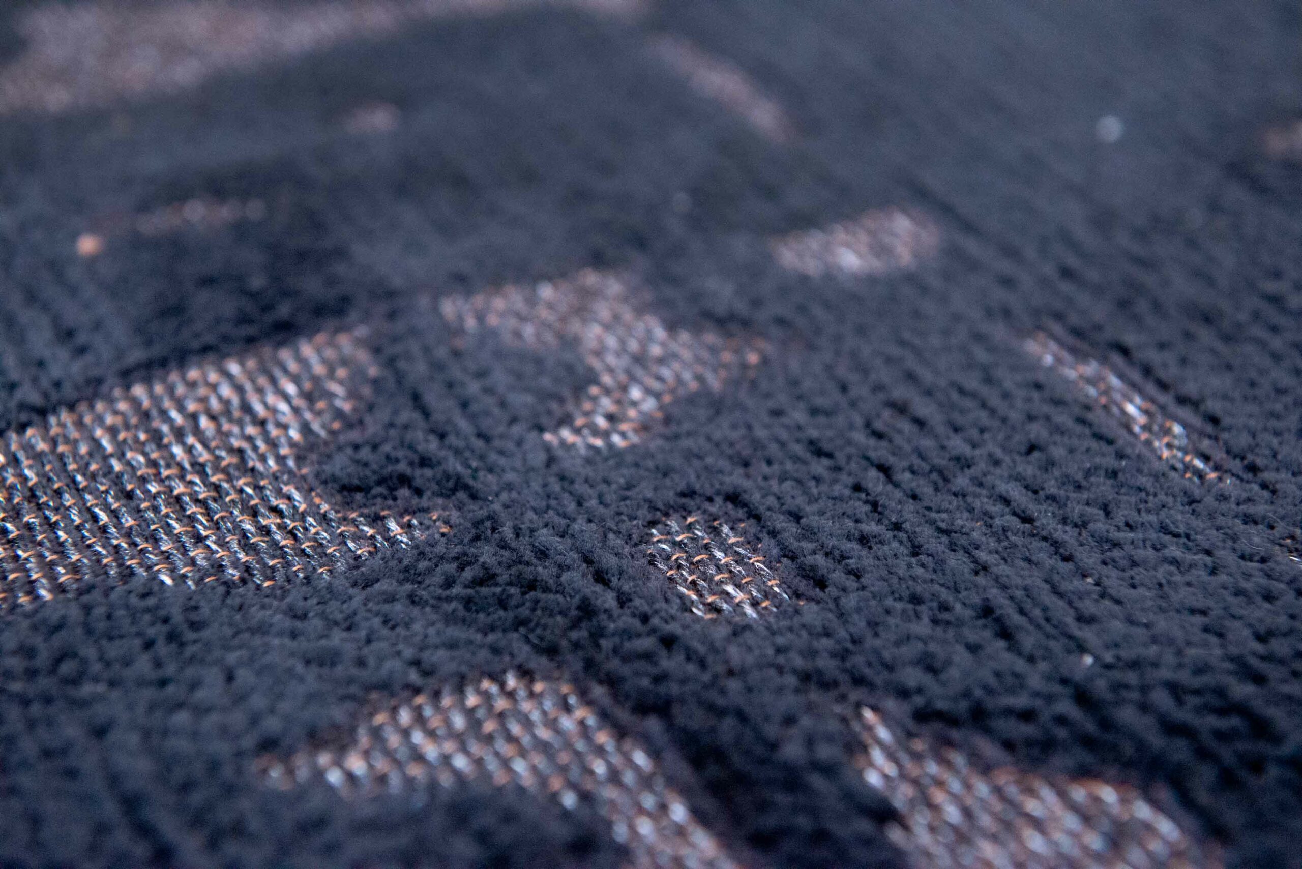 Black Water Round Rug | Size: Ø 240 cm