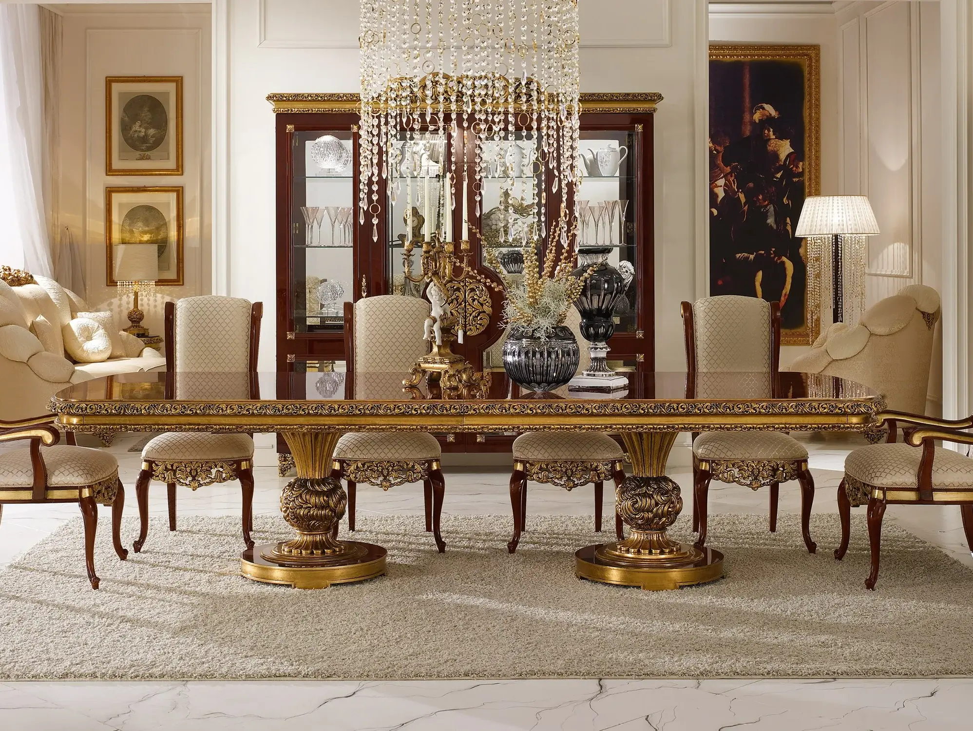 Elegance Dining Table | Configuration: Fixed