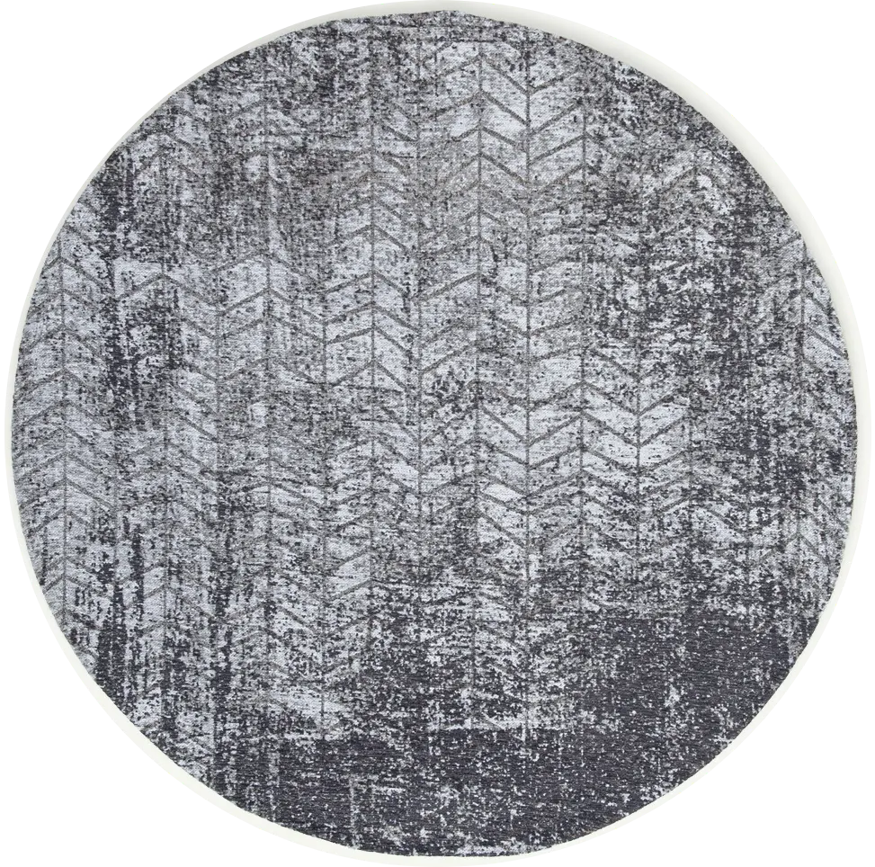 Harlem Contrast Round Rug | Size: Ø 240 cm