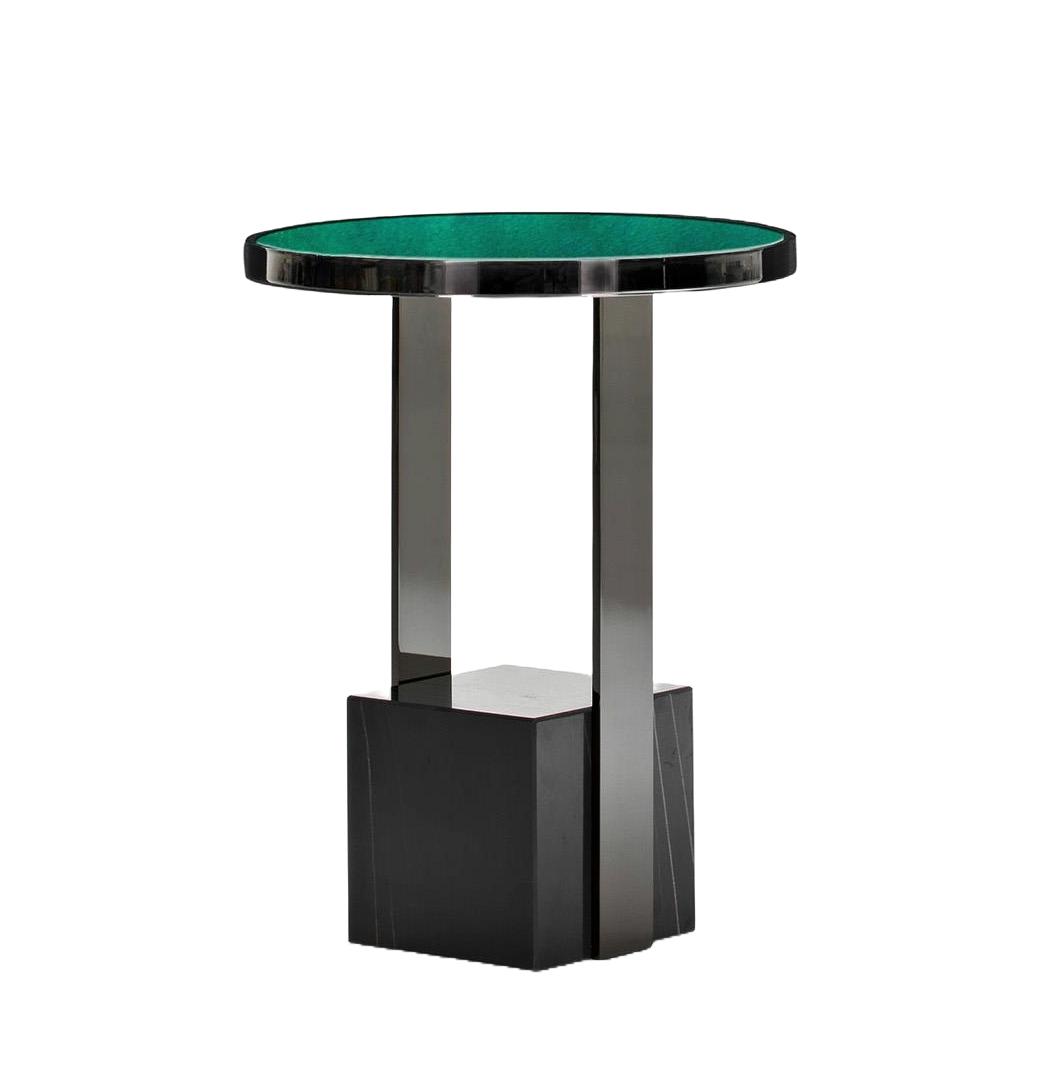 Luxe Servant Table | Tabletop: Glass