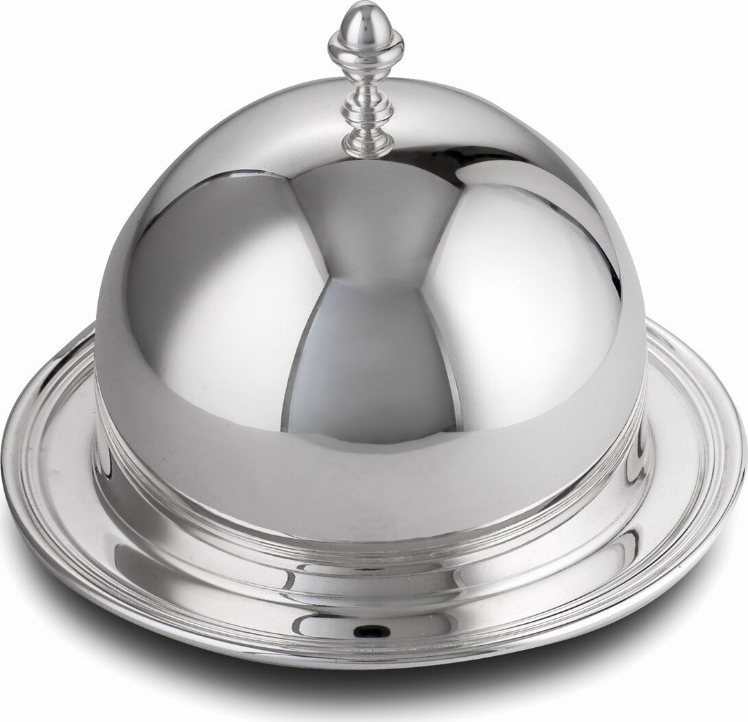Silver-Plated Royal Butter Dish