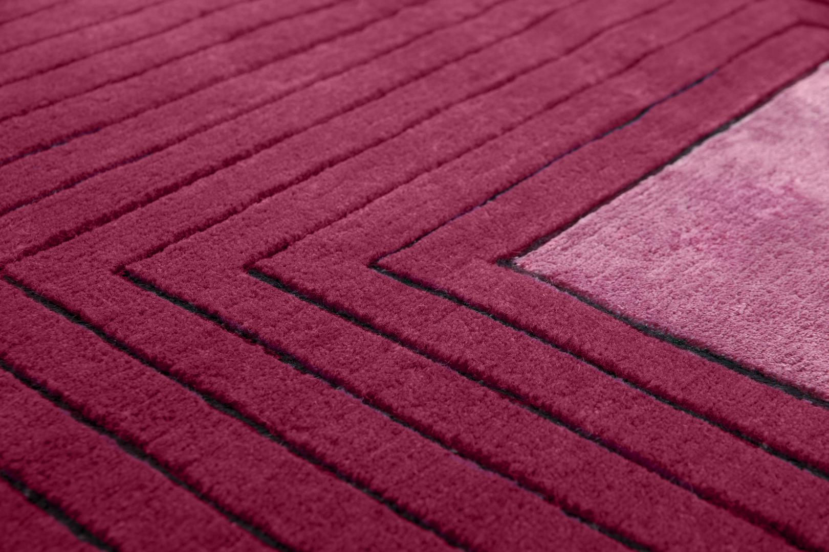 Red Frame Rug