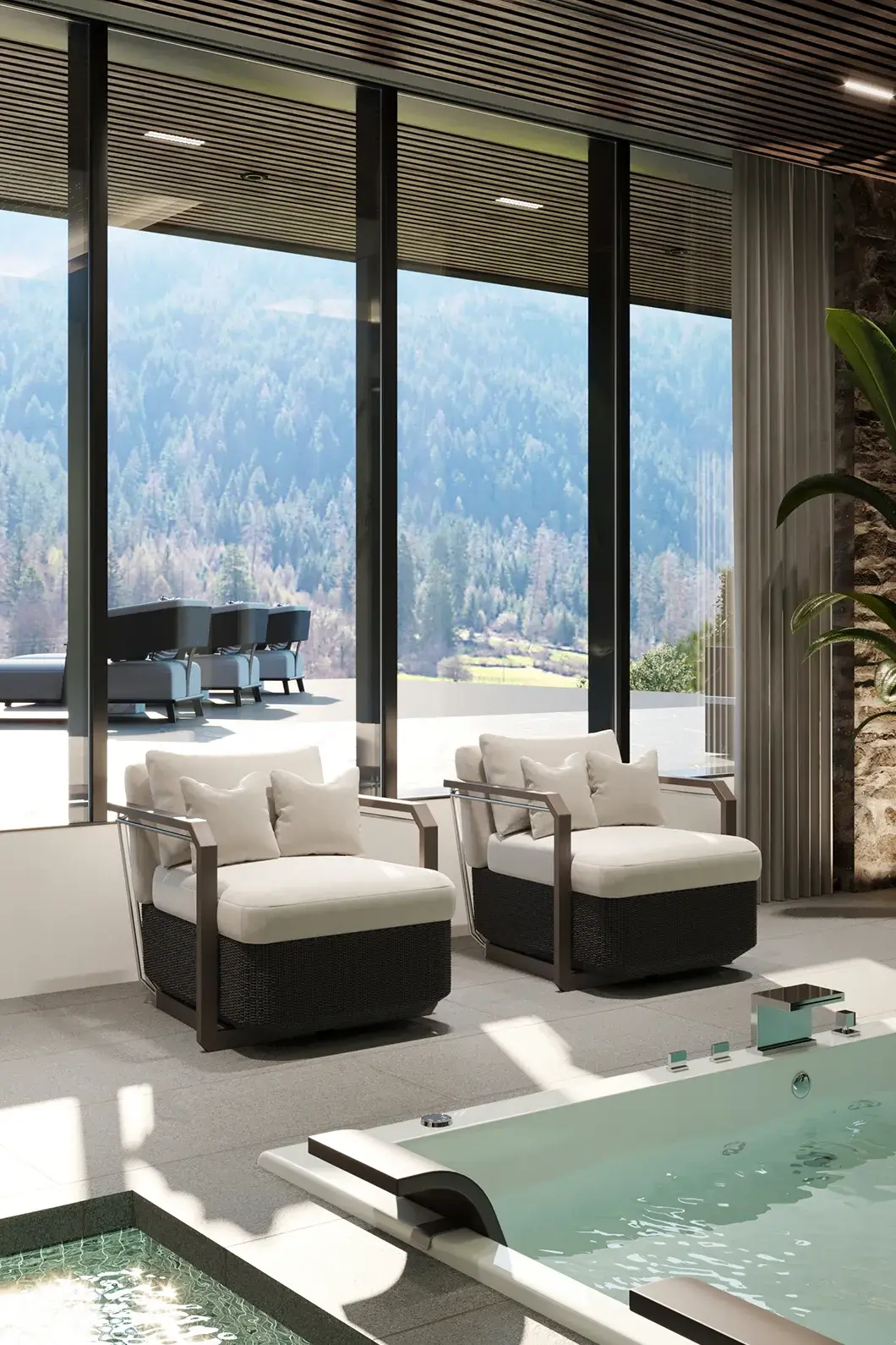 Heritage Grey Armchair - 1