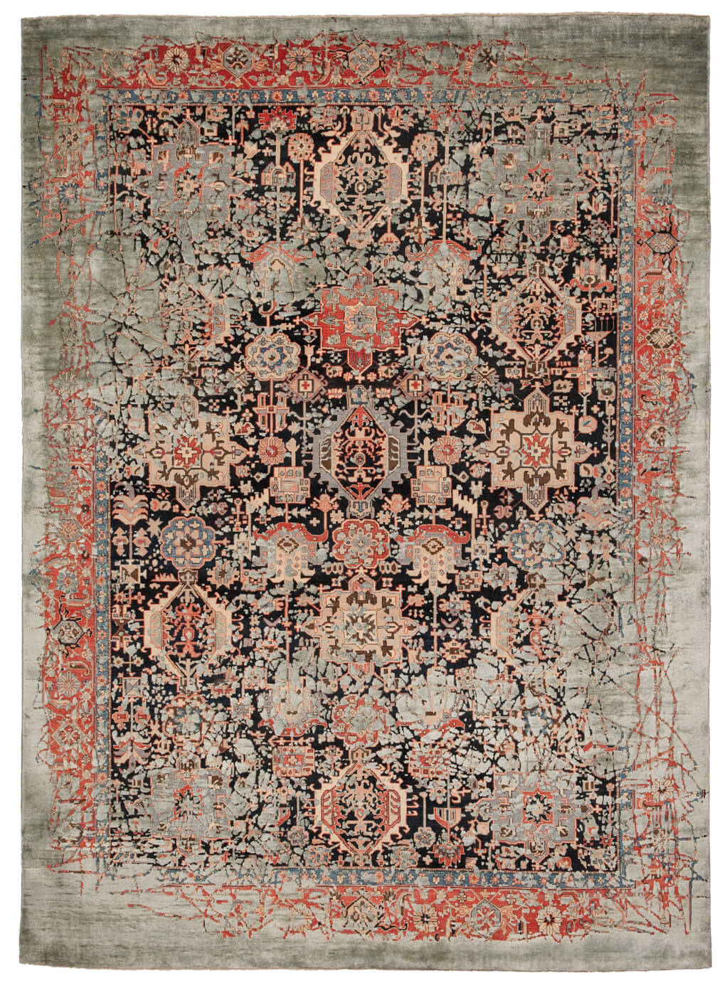 Bidjar Piccadilly Pleasure Silk Rug | Size: 200 × 300 cm