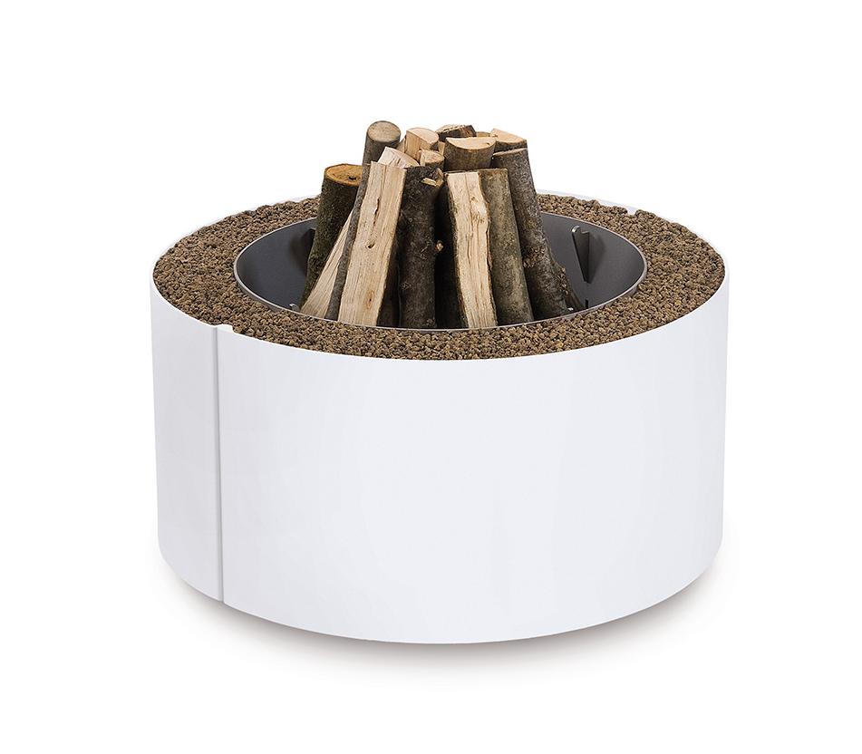 Classic Dome White Fire Pit