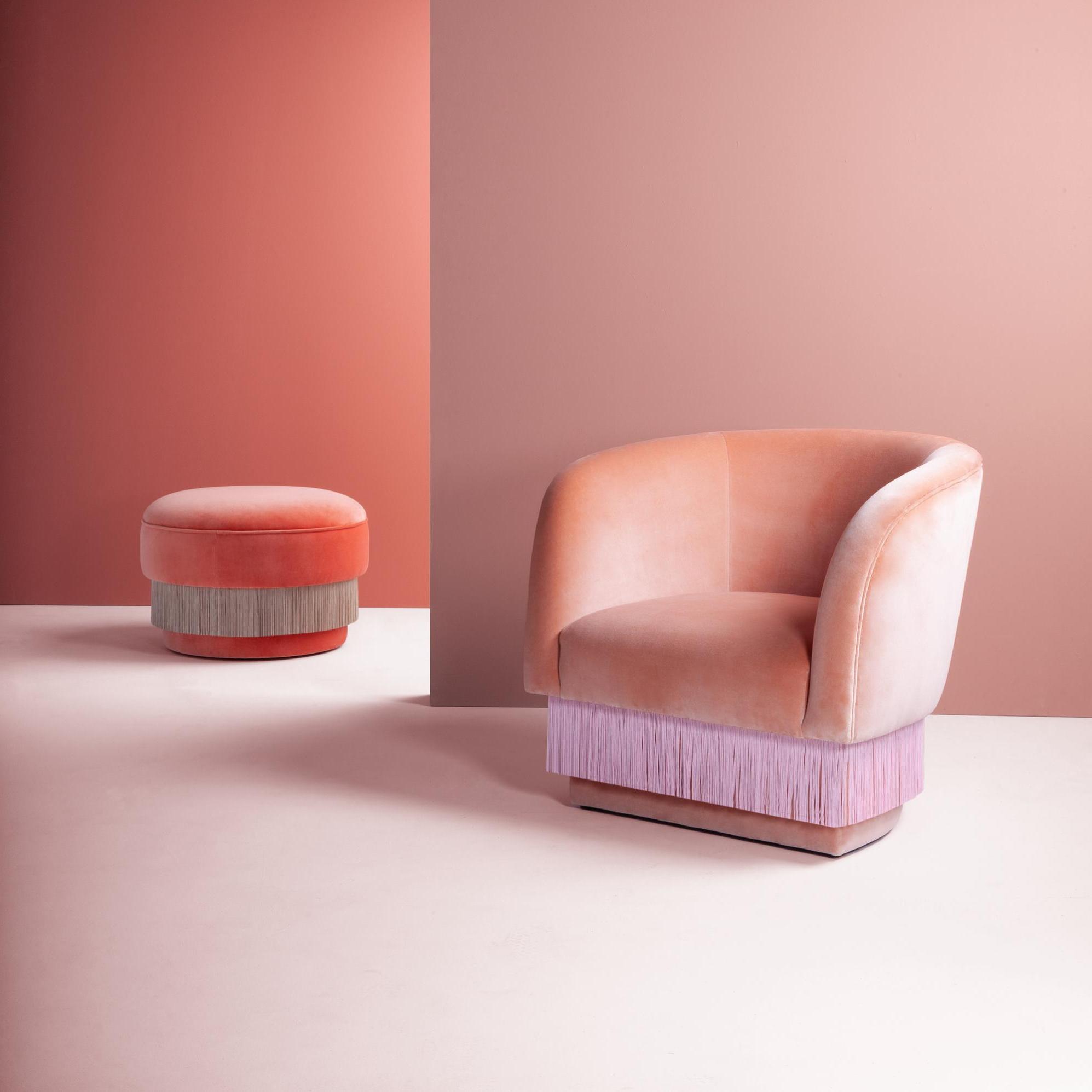 La Folie Crafted Pouf