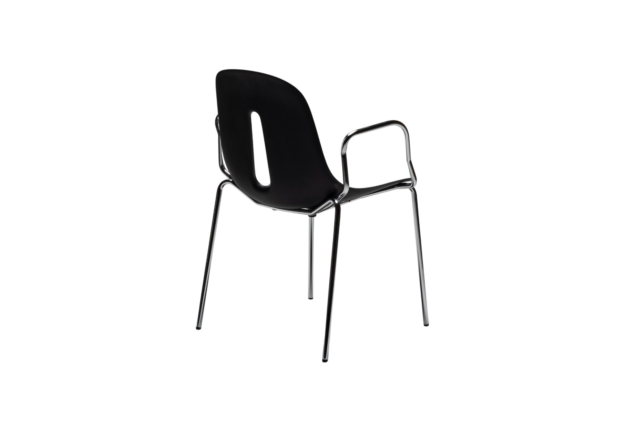 Gotham Black & White Chair (Set of 2)