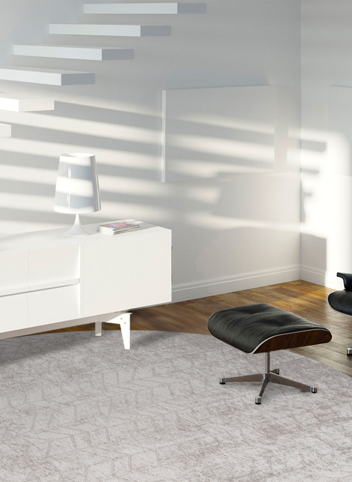 White Plains Round Rug | Size: Ø 240 cm