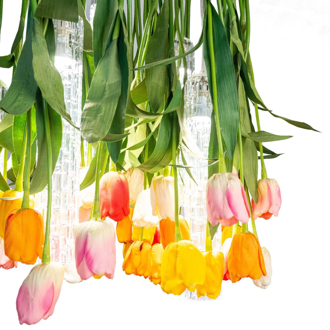 Tulip Round Italian Chandelier